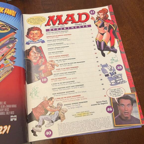 Mad Magazine Michael Jackson , Harry Potter & Tomb Raider Lot of 03 - Picture 8 of 9